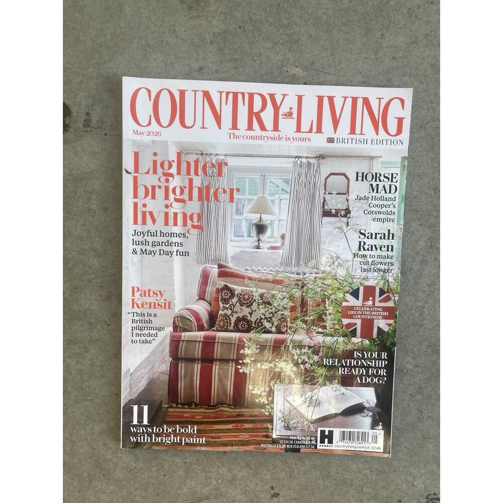 Country Living British Edition May 2026 Magazine Home Decor